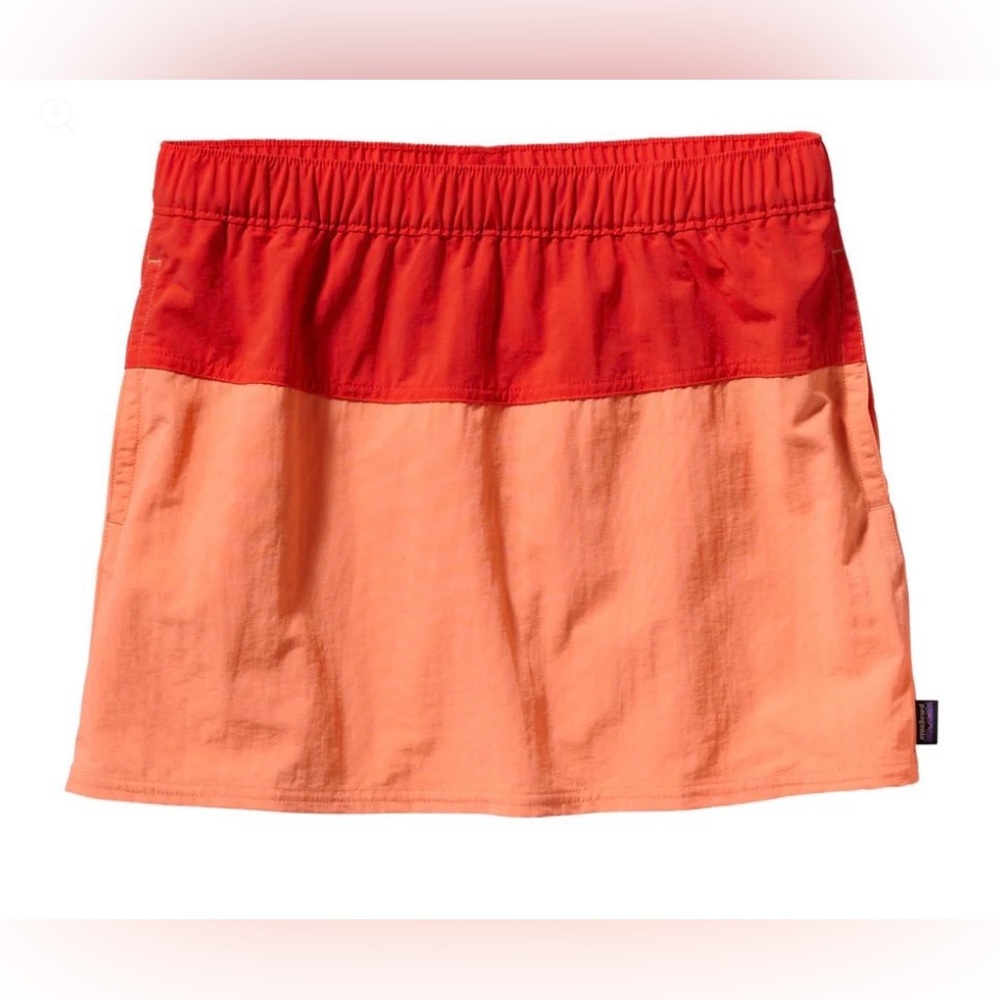 Patagonia Orange Baggies™ Skirt Size Large